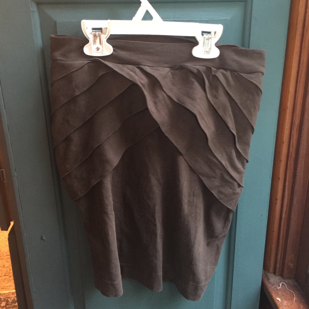 FREE W/ ORDER 21 Medium Brown Ruffle Tube Top